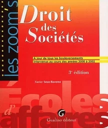 droit des sociétés - 3ème édition