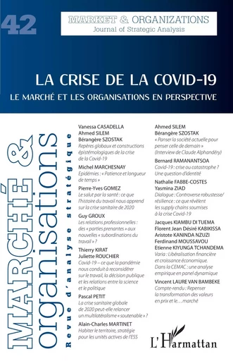 La crise de la Covid-19 -  - Editions L'Harmattan