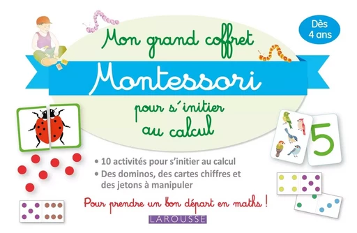 Mon grand coffret Montessori d'initiation au calcul -  - LAROUSSE