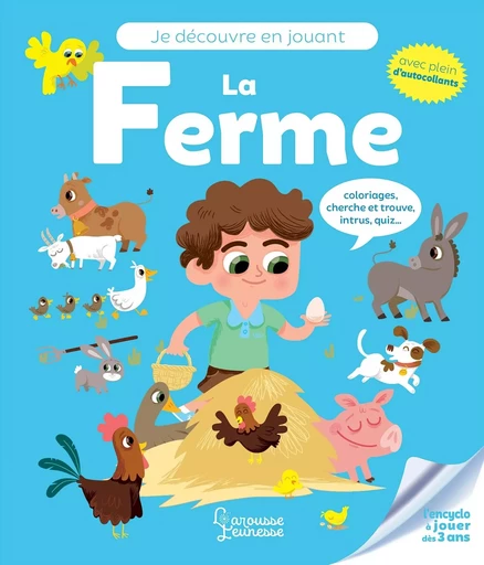 Je découvre en jouant - La ferme - Aurore MEYER - LAROUSSE