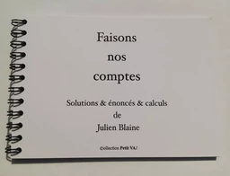 Faisons nos comptes