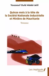 Quinze mois à la tête de la Société Nationale Industrielle et Minière de  Mauritanie