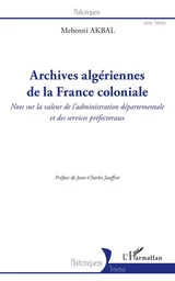 Archives algériennes de la France coloniale