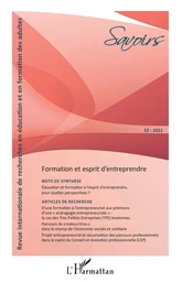 Formation et esprit d'entreprendre