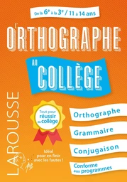 L'Orthographe au collège