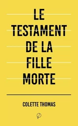 Le testament de la fille morte