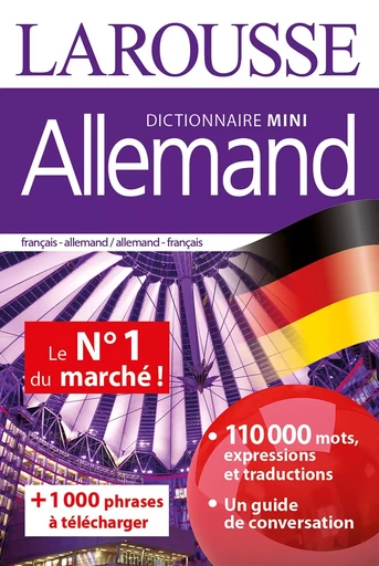 Dictionnaire mini allemand -  Collectif - LAROUSSE