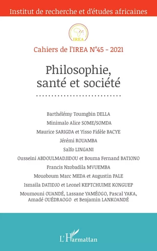 Philosophie santé et société -  - Editions L'Harmattan