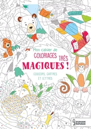 Mon cahier de coloriages très magiques - Couleurs, chiffres et lettres