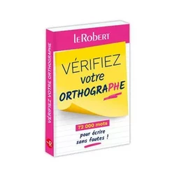 Vérifiez votre orthographe