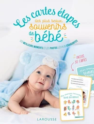 Les cartes étapes des plus beaux souvenirs de bébé