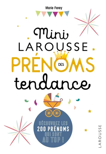 Mini Larousse des prénoms tendance - Marie Ferey - LAROUSSE