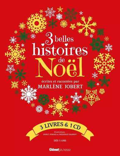 Coffret 3 belles histoires de Noël - Marlène Jobert - GLENAT JEUNESSE