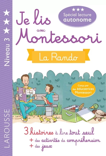 Je lis avec Montessori - La rando - Anaïs Galon, Amélie Clavier, Julie RINALDI - LAROUSSE