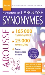 Dictionnaire LAROUSSE des SYNONYMES poche