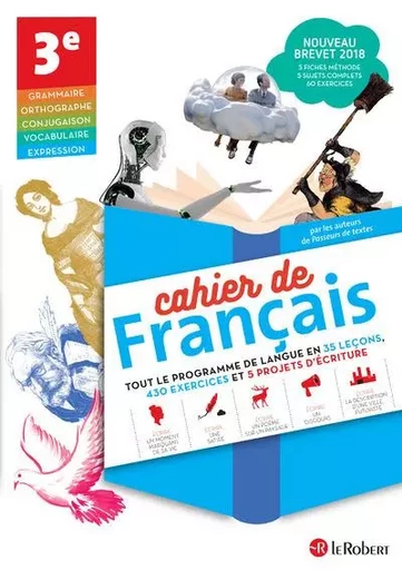 Cahier de français 3e - version élève -  Collectif - Nathan