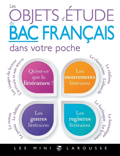 Les objets d'étude du bac de français dans votre poche -  Collectif - LAROUSSE