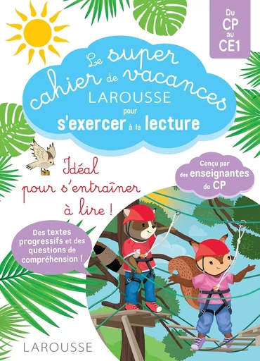 Le Super cahier de vacances En route vers la lecture avec les Loulous CP-CE1 -  Collectif - LAROUSSE