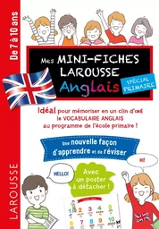 Mini fiches spécial anglais (primaire)