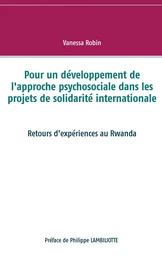 Pour un développement de l'approche psychosociale dans les projets de solidarité internationale