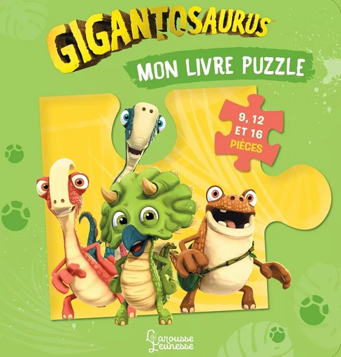 Mon livre puzzle Gigantosaurus -  - LAROUSSE