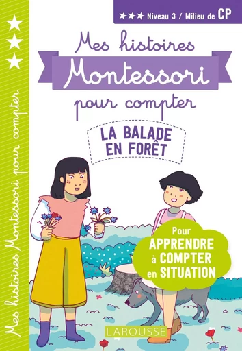 Mes premières histoires Montessori à compter La balade en forêt - Delphine Urvoy - LAROUSSE