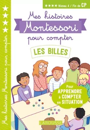 Mes premières histoires Montessori à compter Les billes