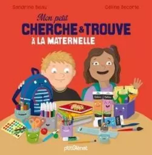 Mon petit cherche et trouve à la maternelle - Sandrine Beau - GLENAT JEUNESSE