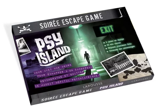 Escape game Psy Island - Gilles Saint-Martin - LAROUSSE