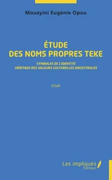 Étude des noms propres teke