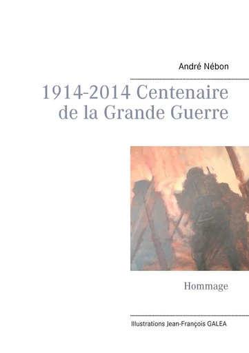 1914-2014 Centenaire de la Grande Guerre - André Nébon - BOOKS ON DEMAND