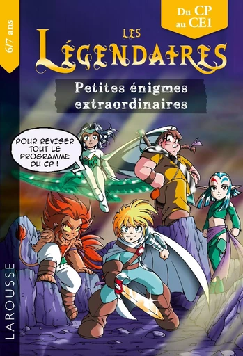 Les petites énigmes des LEGENDAIRES CP-CE1 - Audrey Forest - LAROUSSE