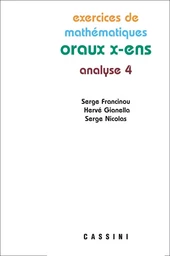 Oraux X Ens Analyse 4