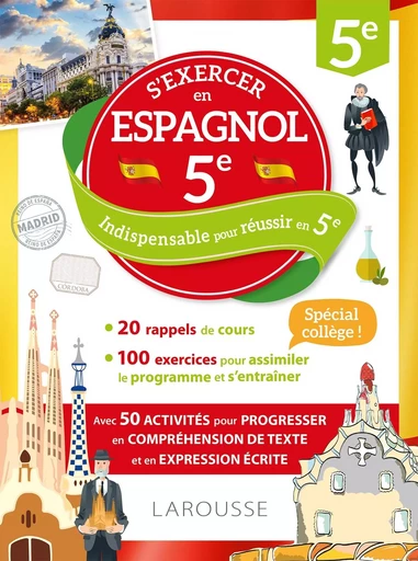 Cahier Larousse Espagnol 5e -  Collectif - LAROUSSE