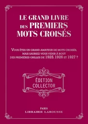 Le Grand livre des Premiers mots croisés