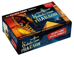 Kit escape game famille La malédiction du pharaon