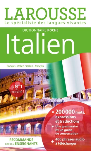 Dictionnaire Larousse poche Italien -  Collectif - LAROUSSE