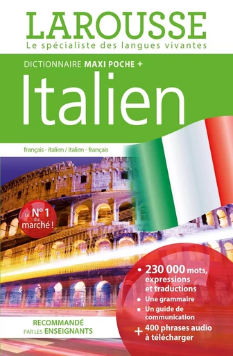 Dictionnaire Larousse maxi poche plus Italien -  Collectif - LAROUSSE