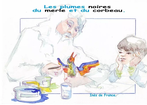 Les plumes noires du merle et  du corbeau - Inès de France - BOOKS ON DEMAND