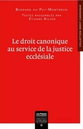 Le droit canonique au service de la justice  ecclésiale