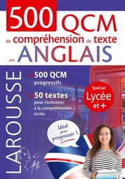 500 QCM de compréhension de texte en anglais