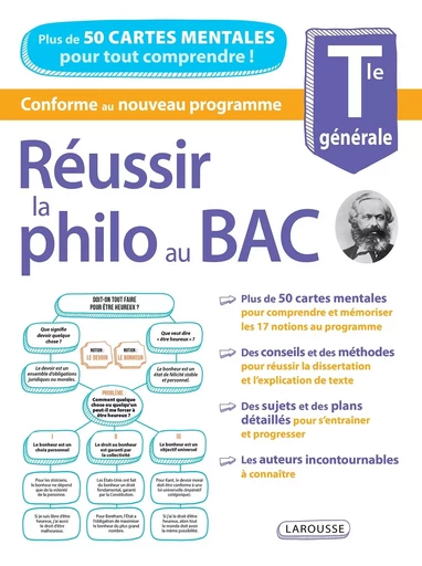 Réussir la philo au bac, avec des cartes mentales - Arthur Guezengar - LAROUSSE