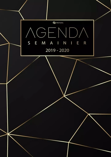 Agenda 2019 2020 - Agenda Semainier et Calendrier Août 2019 à Décembre 2020 Agenda Journalier - El Fintera - BOOKS ON DEMAND