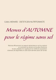 Menus d'automne pour le régime sans sel