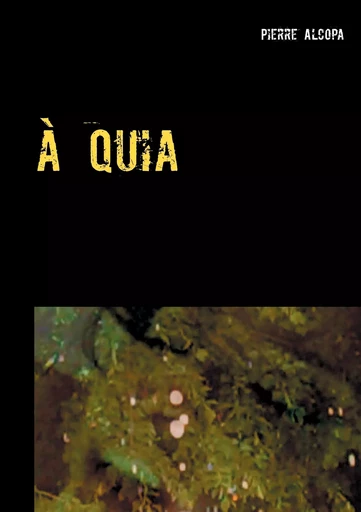 à quia - Pierre Alcopa - BOOKS ON DEMAND