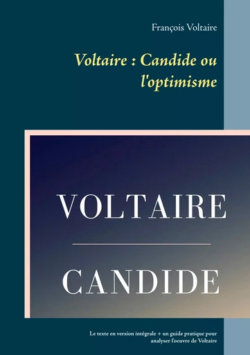 Voltaire : Candide ou l'optimisme -  Voltaire - BOOKS ON DEMAND