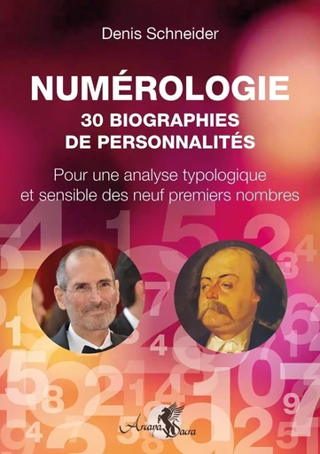 Numérologie - 30 biographies de personnalités - Pour une analyse typologique et sensible des neuf premiers nombres - Denis Schneider - PIKTOS