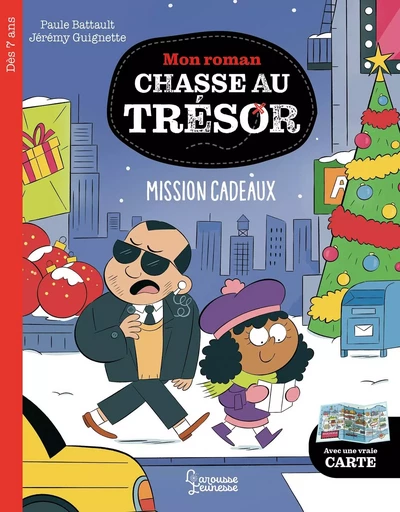 Mon roman CHASSE AU TRESOR - Mission cadeaux - Paule Battault - LAROUSSE