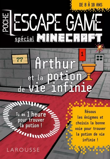 Escape game Minecraft : Arthur et la potion de vie infinie -  Collectif - LAROUSSE