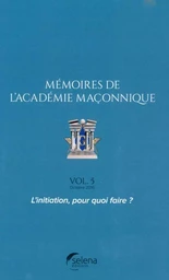 Mémoires de l'Academie Maconnique N°5